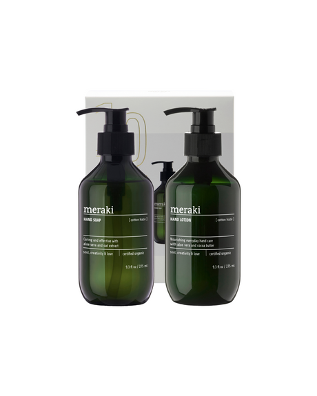 Meraki Geschenkbox, Cotton Haze, Simple hand care, 275 ml