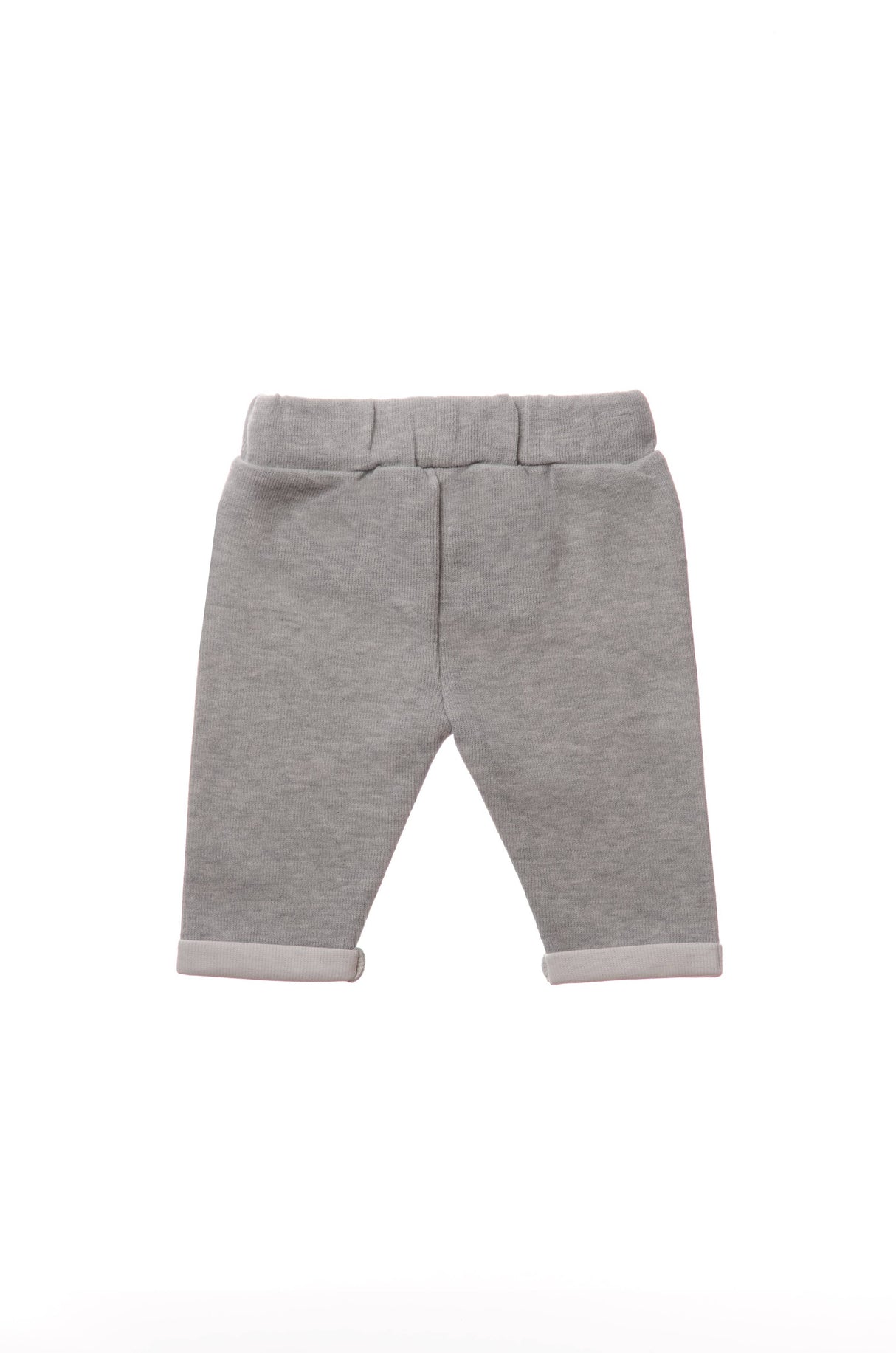Rib-Strick-Set mit Hose in grau, 5-teilig