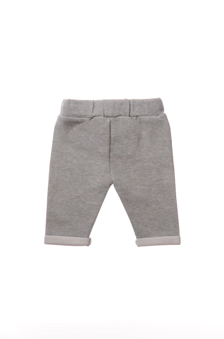 Rib-Strick-Set mit Hose in grau, 5-teilig