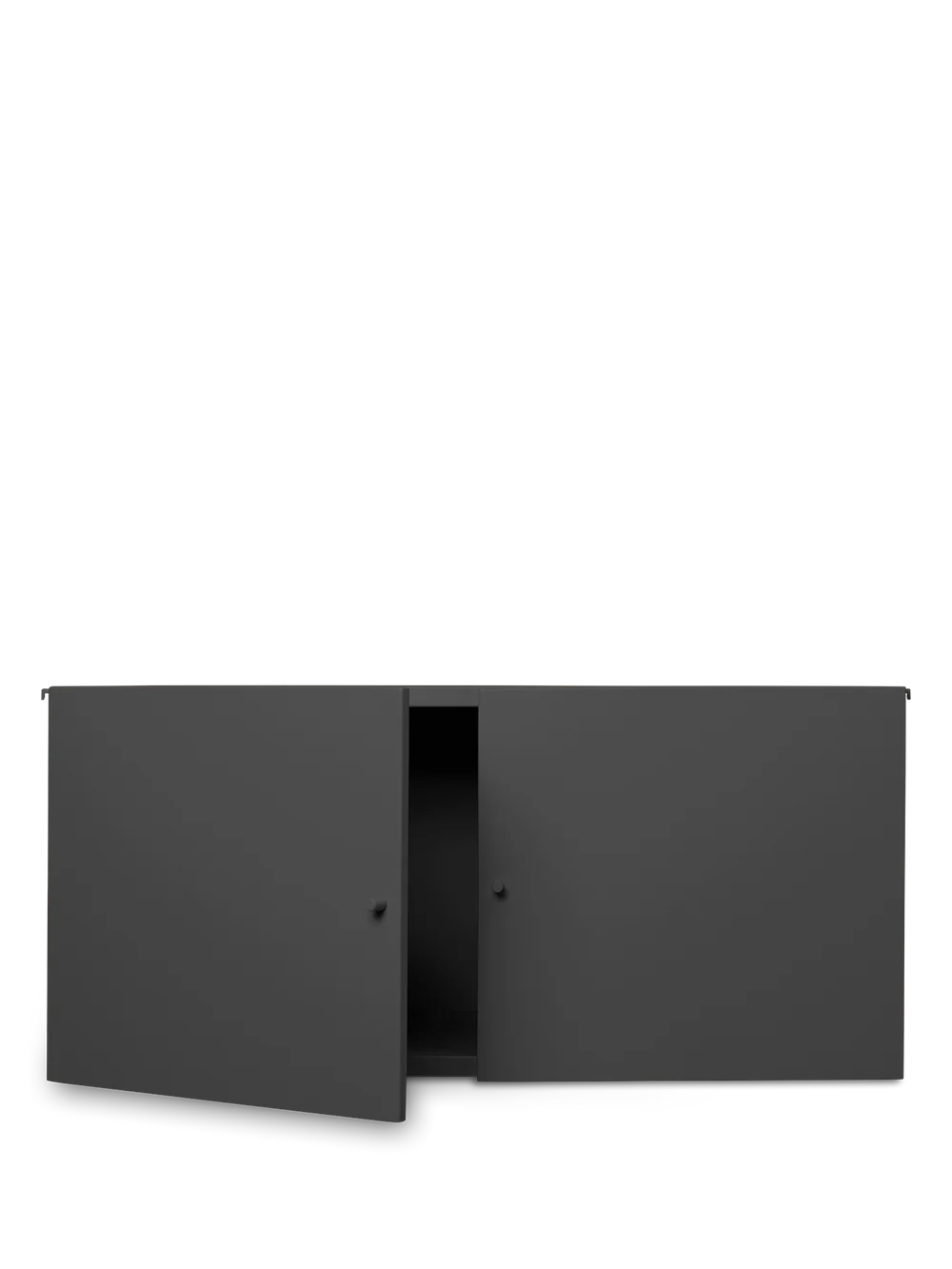 Bookshelf with hooks