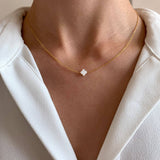 Victoire Collection Halskette mit Kleeblatt aus Perlmutt