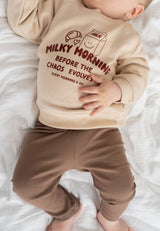 Milky Morning Sweatshirt beige Mini and Me Edition