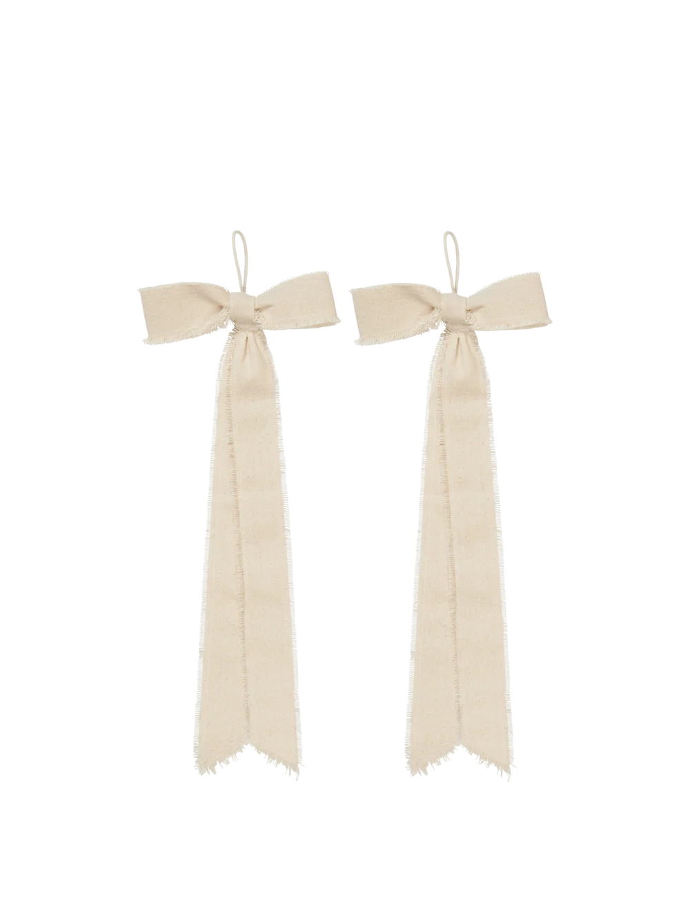 Ferm Living Bow Decoration Small – Dekoschleifen 2er-Set Natural