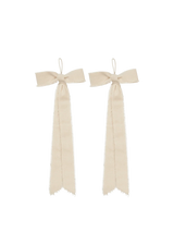 Ferm Living Bow Decoration Small – Dekoschleifen 2er-Set Natural