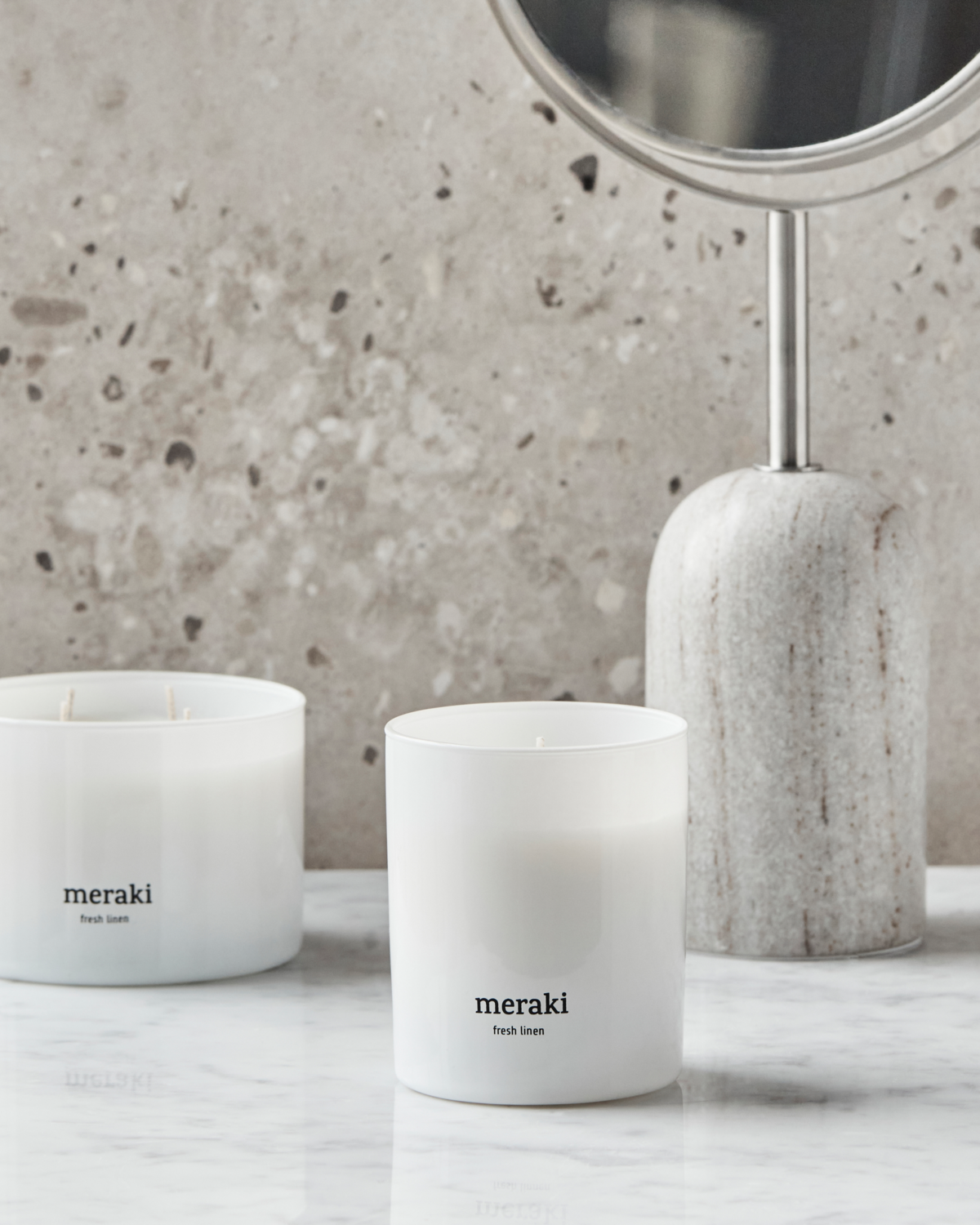 Meraki, Duftkerze "Fresh Linen"