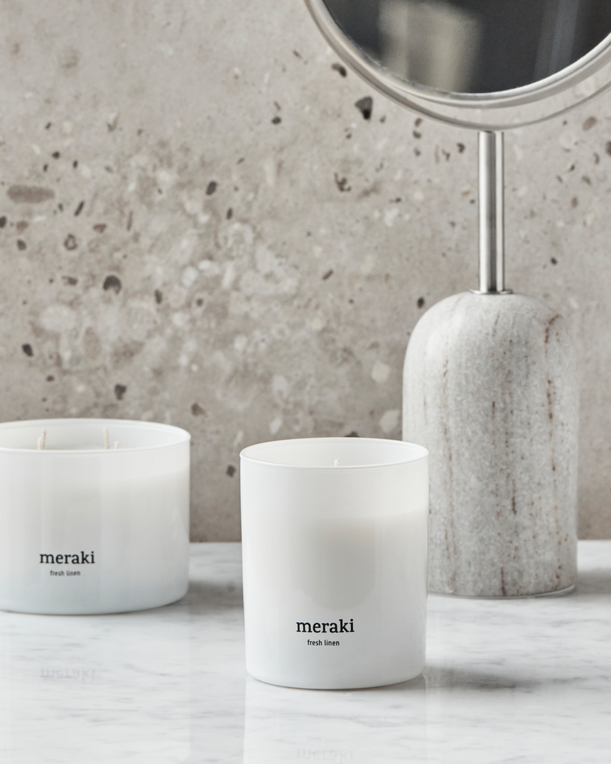 Meraki, Duftkerze "Fresh Linen"