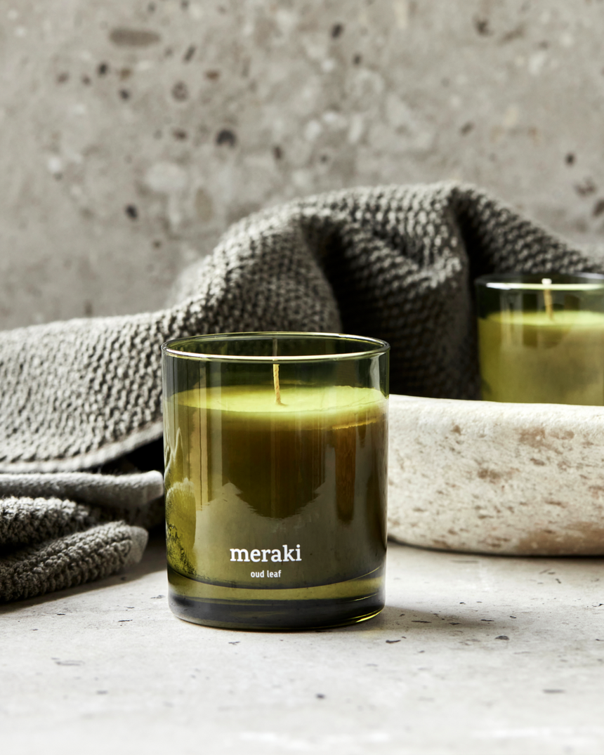 Meraki, Duftkerze "Oud Leaf"