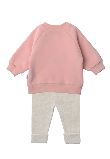 Set mit Sweatshirt in rosa und Leggings "Ciao Kakao"