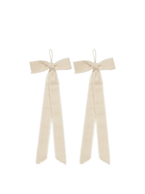 Ferm Living Bow Decoration Small – Dekoschleifen 2er-Set Natural