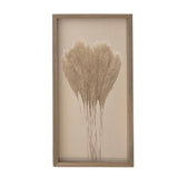 Blumenbilder auf Leinen mit Holzrahmen