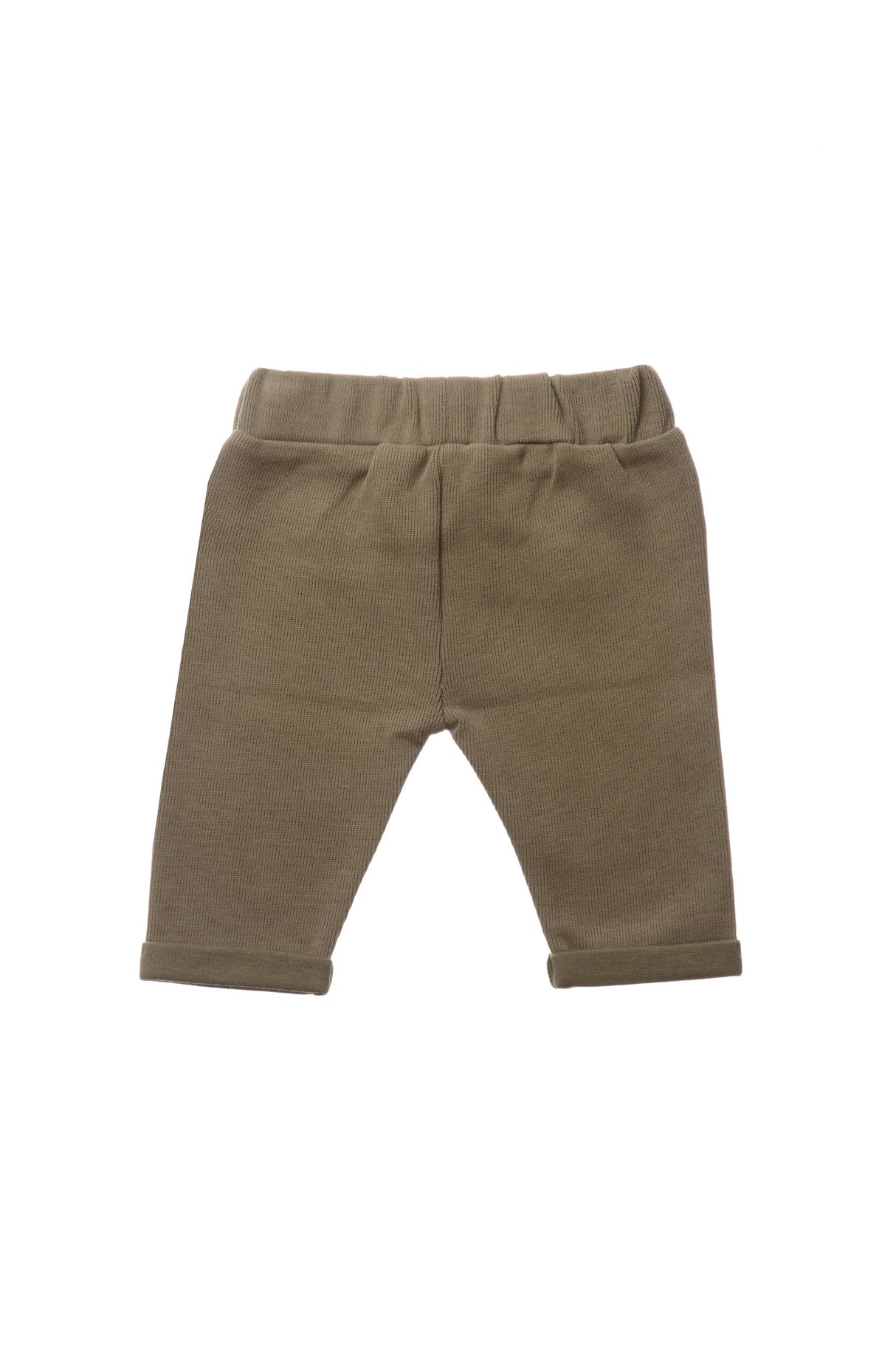 Rib-Strick-Set mit Hose in olive, 5-teilig