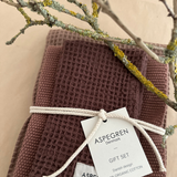 Aspegren Geschenkset Küchentextilien – Clove, Root Beer & Nougat