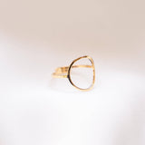 Victoire Collection Damenring Kreis – Edelstahl Gold