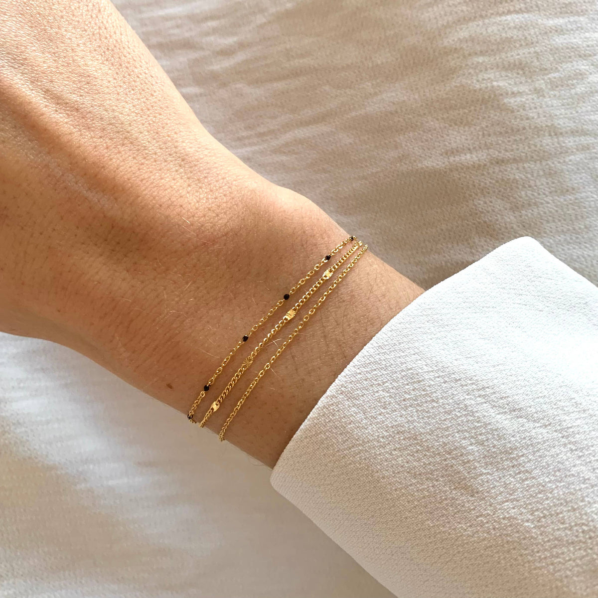 Victoire Collection Dreifach-Armband Gold