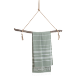 IPANEMA Strandtuch, Hamamtuch mit Geschenkverpackung, Khaki/Grün