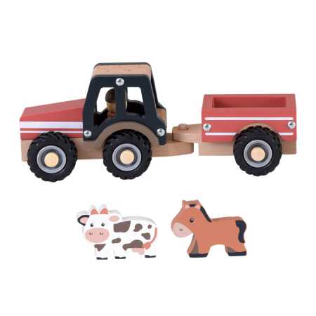 Egmont Toys – Holz-Farmtruck mit Anhänger