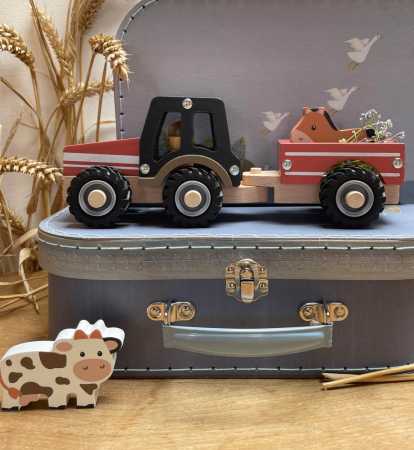 Egmont Toys – Holz-Farmtruck mit Anhänger