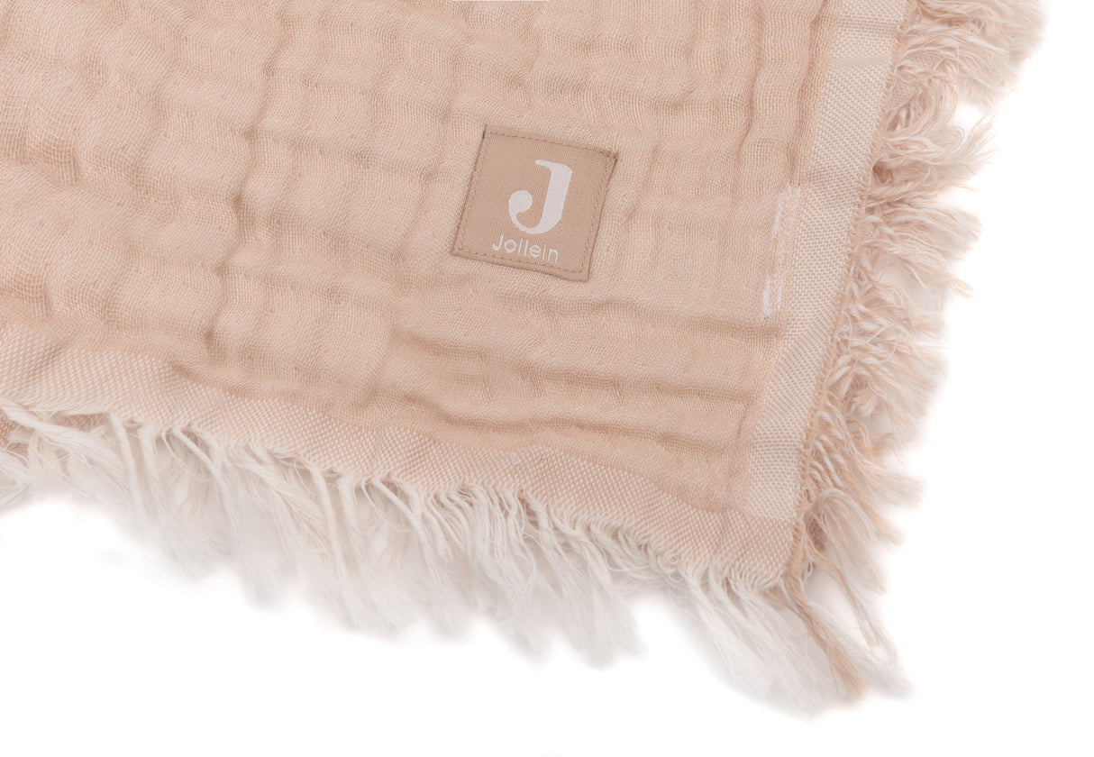 Decke Kinderbett 120x120cm Fringe