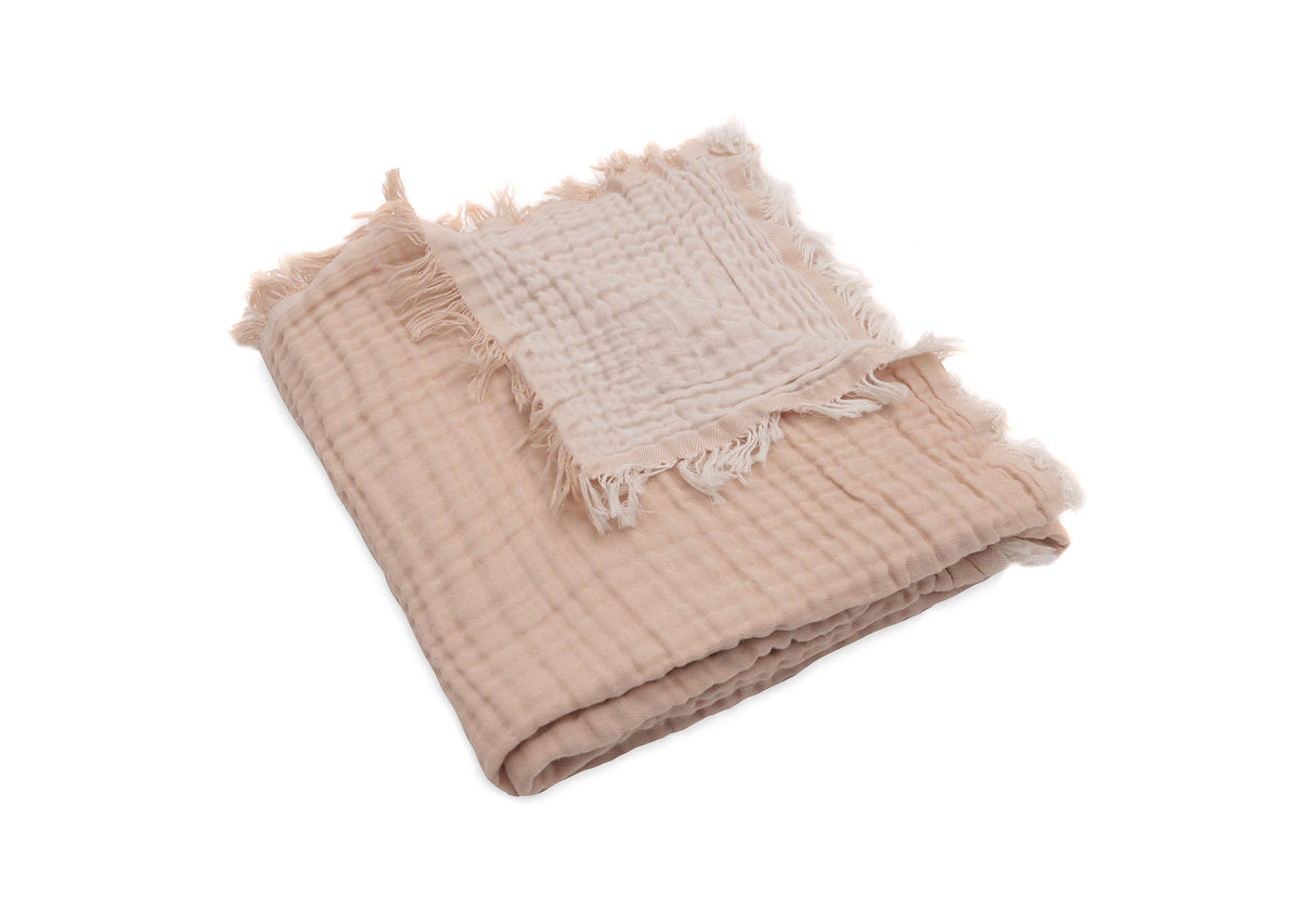 Decke Kinderbett 120x120cm Fringe