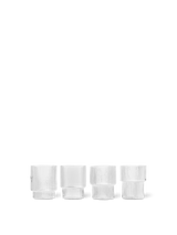 Ferm Living - Ripple Glasses - Set of 4