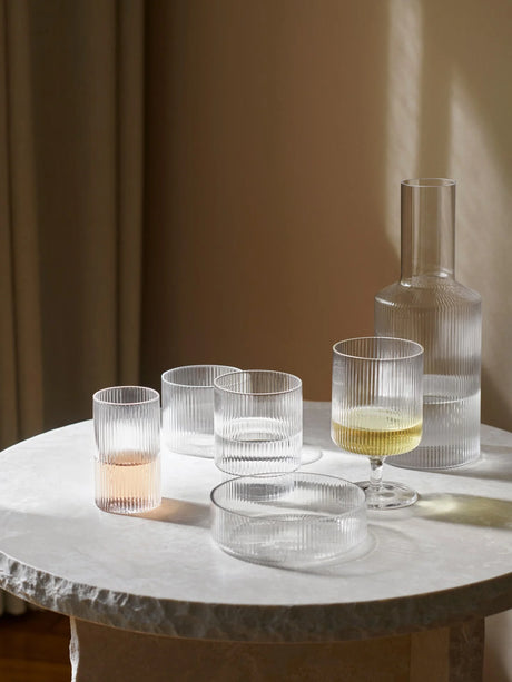 Ferm Living - Ripple Glasses - Set of 4