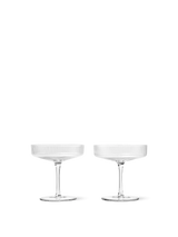 Ferm Living - Ripple Champagne Saucers - Set of 2