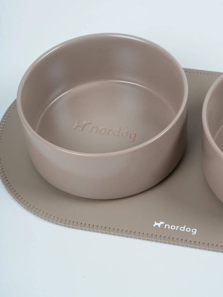 Platzset für Hundenäpfe (Kakao, rund)