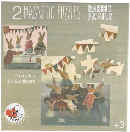 Egmont Toys – Magnetpuzzle Hasenfamilie