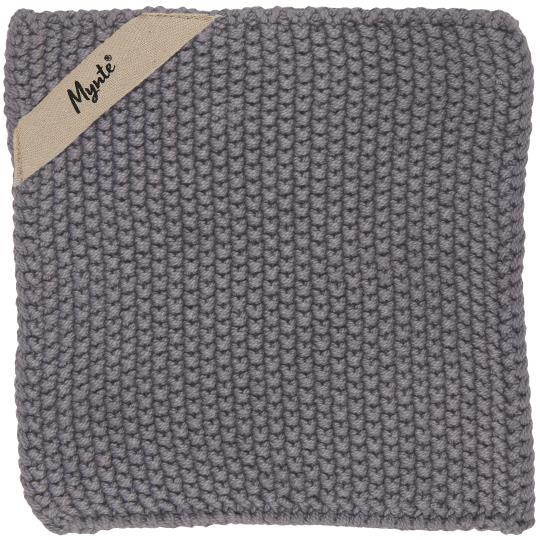 Topflappen Mynte gestrickt, verschiedene Farben