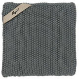 Topflappen Mynte gestrickt, verschiedene Farben