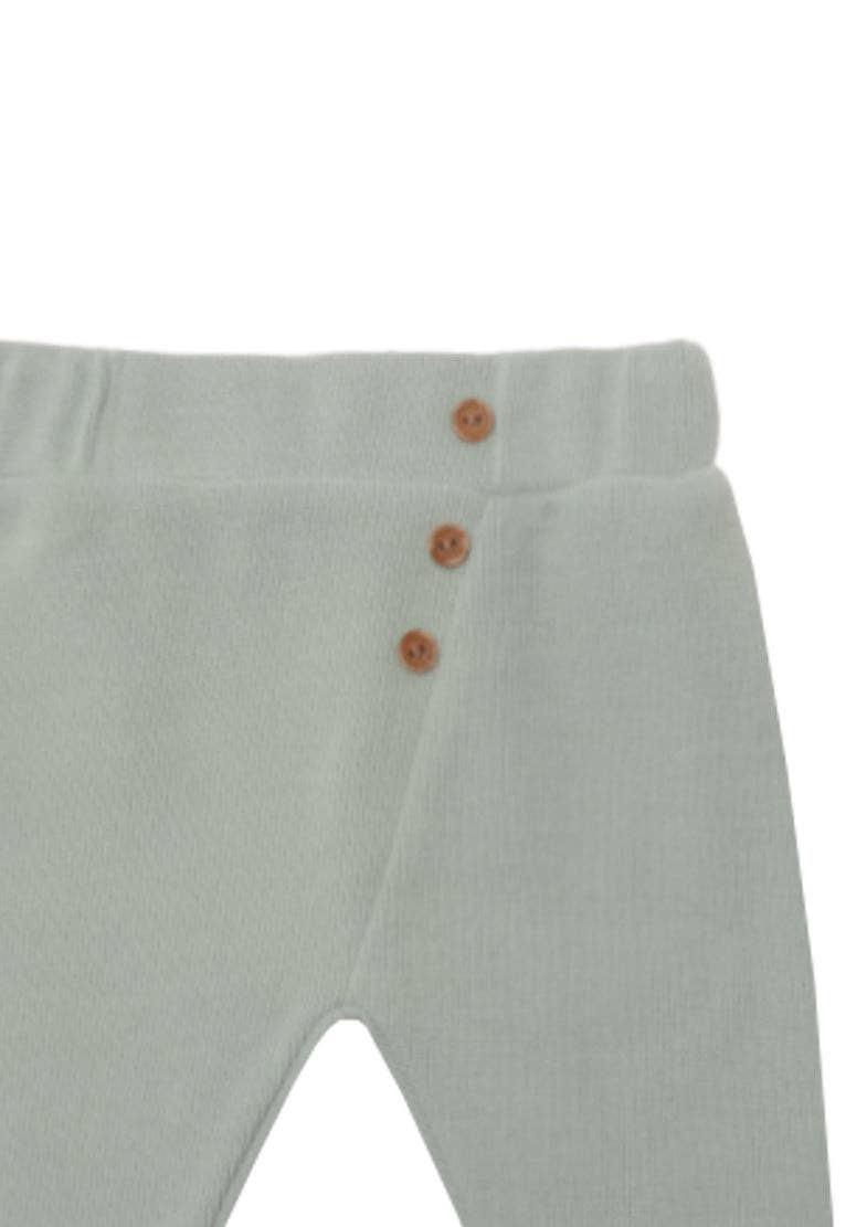 3-teiliges Rib-Strick-Set in schilf