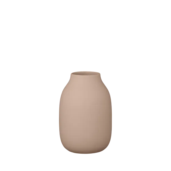 Blomus COLORA Vase – Indian Tan Soft Touch Größe S