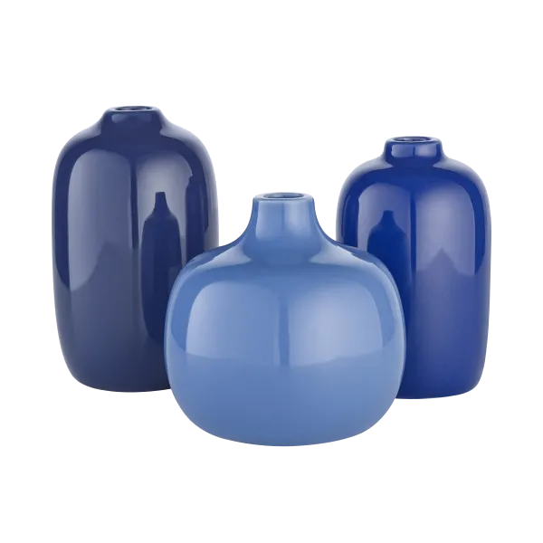 Blomus CEOLA Vasen-Set – 3-teilig – Blue