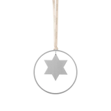 Blomus KITAI Weihnachtsschmuck – 4er Set Sterne – Silber