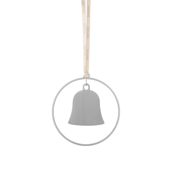 Blomus KITAI Weihnachtsschmuck – 4er Set Glocken – Silber
