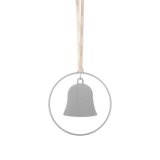 Blomus KITAI Weihnachtsschmuck – 4er Set Glocken – Silber