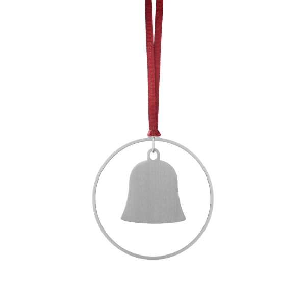 Blomus KITAI Weihnachtsschmuck – 4er Set Glocken – Silber