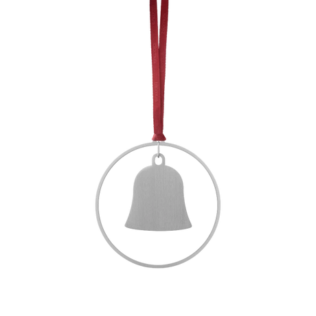 Blomus KITAI Weihnachtsschmuck – 4er Set Glocken – Silber