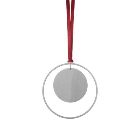 Blomus KITAI Weihnachtsschmuck – 4er Set Kugel – Silber
