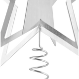 Blomus KITAI Weihnachtsbaumspitze Stern – Silber – Größe L