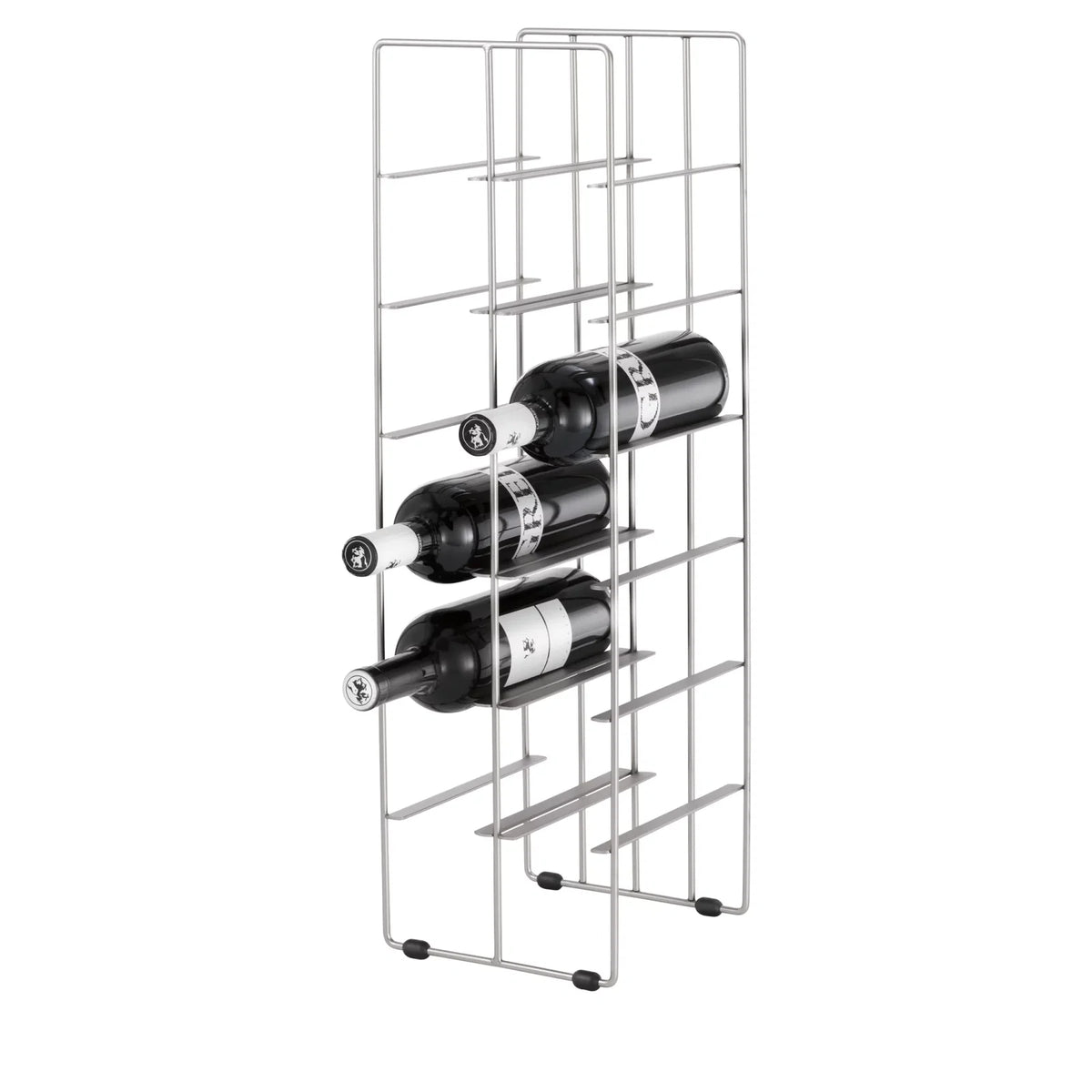 Blomus PILARE Weinflaschenregal – Chrome für 12 Flaschen Größe L