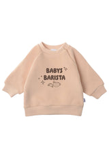 Set mit Sweatshirt und Leggings "Baby Barista"