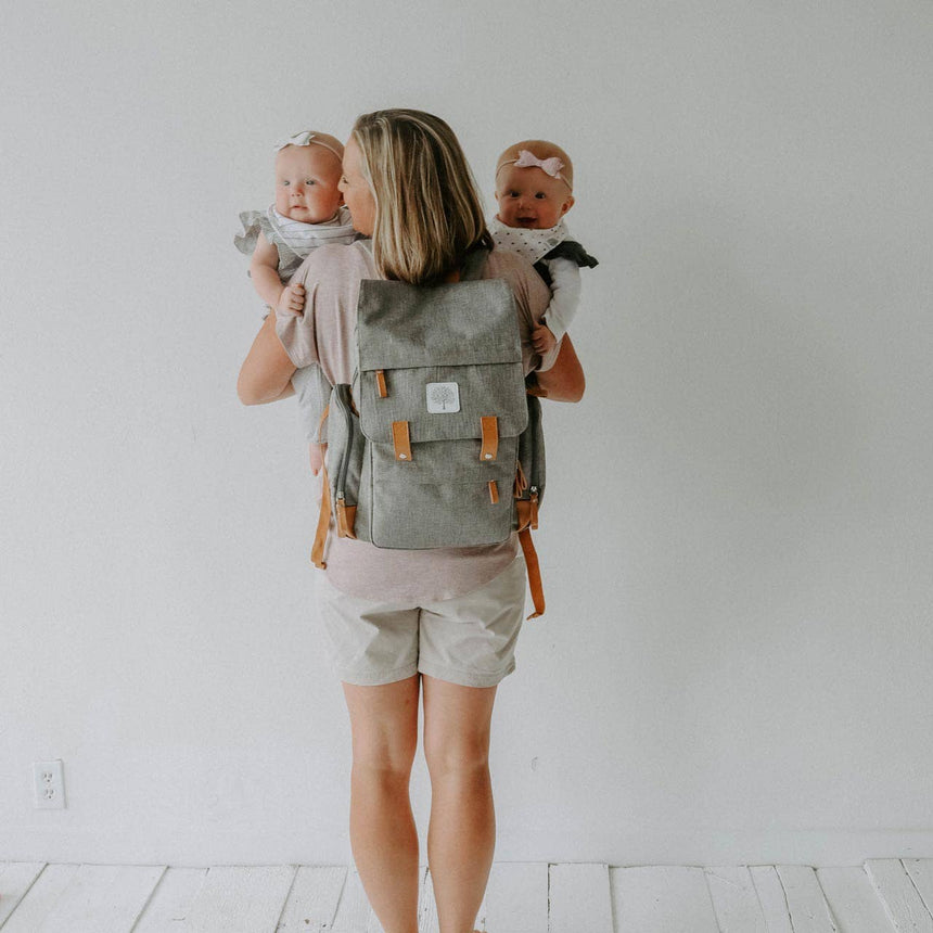 Birch Bag - Wickelrucksack in Grau