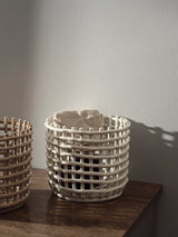 Ferm Living - Ceramic Basket - Large - Off-white