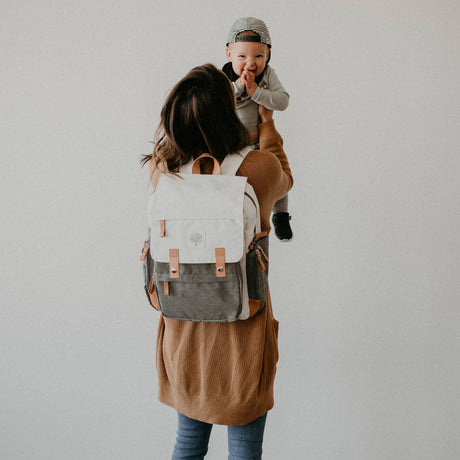 Birch Bag - Wickelrucksack, cremefarben