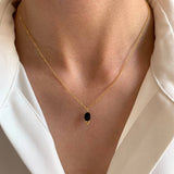Victoire Collection Halskette mit Bergkristall – Edelstahl