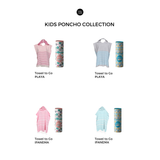 IPANEMA Poncho Strand- und Poolhandtuch für Kinder | Blau mit Geschenkbox
