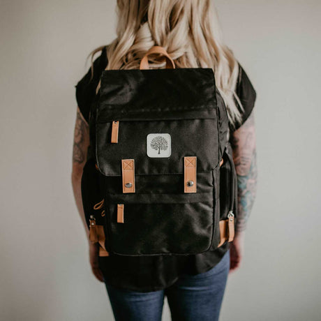 Birch Bag - Wickelrucksack in Schwarz