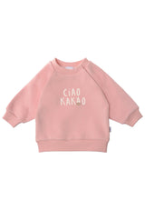 Set mit Sweatshirt in rosa und Leggings "Ciao Kakao"
