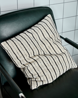 House Doctor - Kissenbezug, HDLines, Schwarz;Off-White